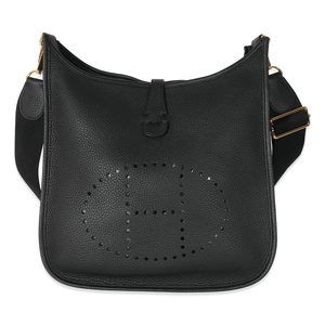 Hermes Black Clemence Evelyne III 29 GHW